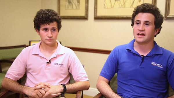 Two young men in oral surgery office in Jupiter