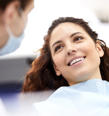 Smiling patient